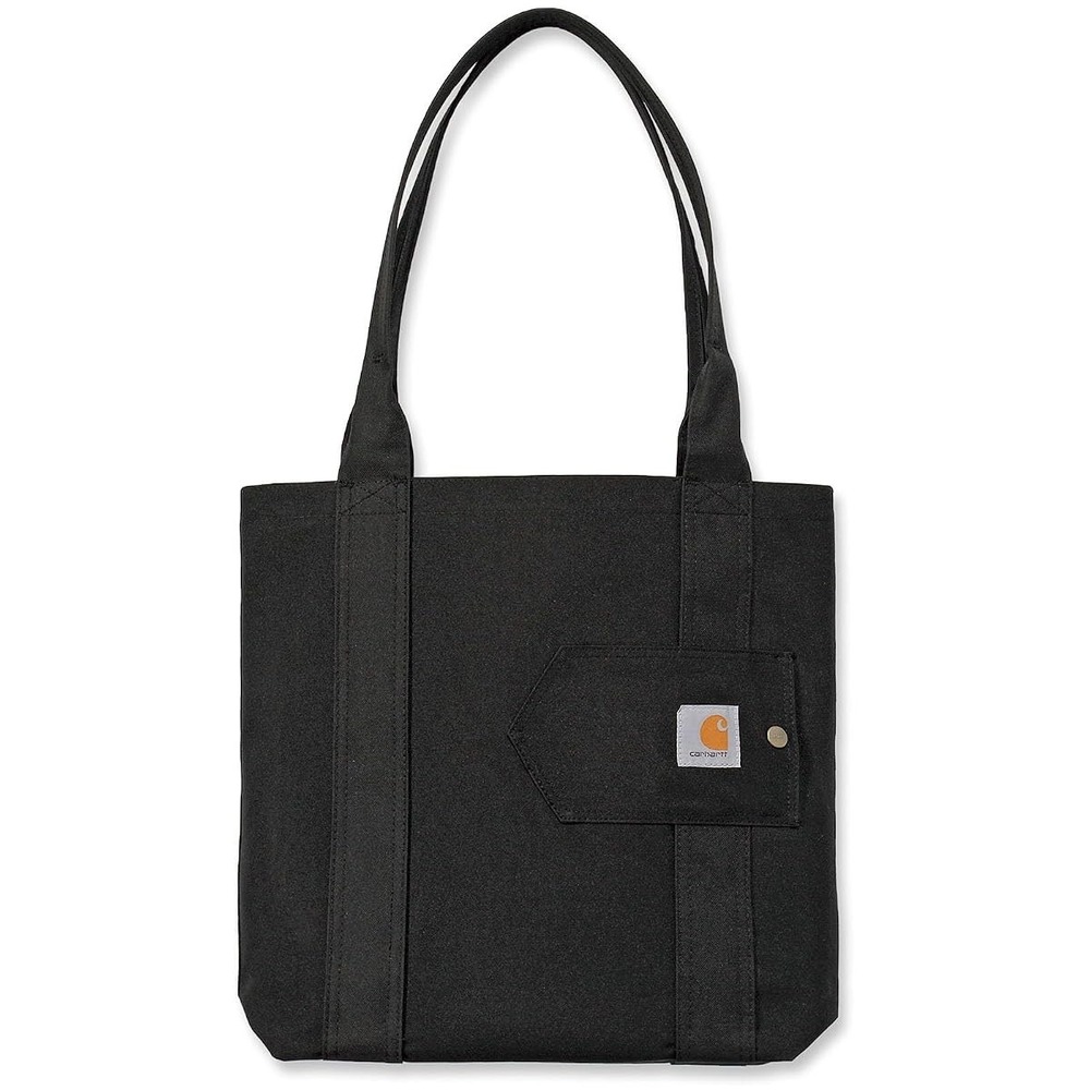 CARHARTT Unisex Vertical Open Tote Bag Durable Water-Resistant CB0378 Black
